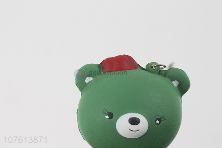 wholesale Green Bear shape decompression toy slow rebound toy