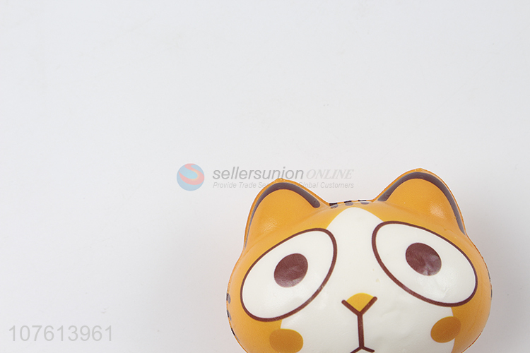 Cuet style Pink big-eyed cat style shape rebound toy