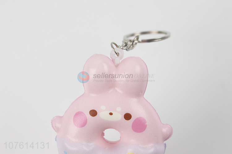 Cute Nice Pink Rabbit Pendant decompression toy rebound toy