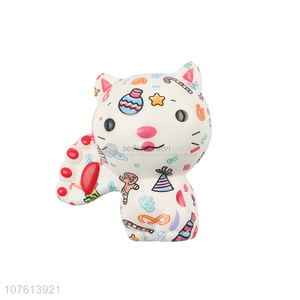 Novel design of lucky cat shape decompression small toy rebound toy