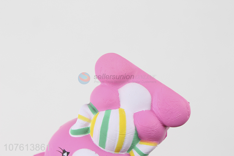 China maker Pink Bear shape decompression toy slow rebound toy