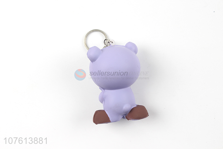 Low Price Purple Bear shape decompression toy slow rebound toy