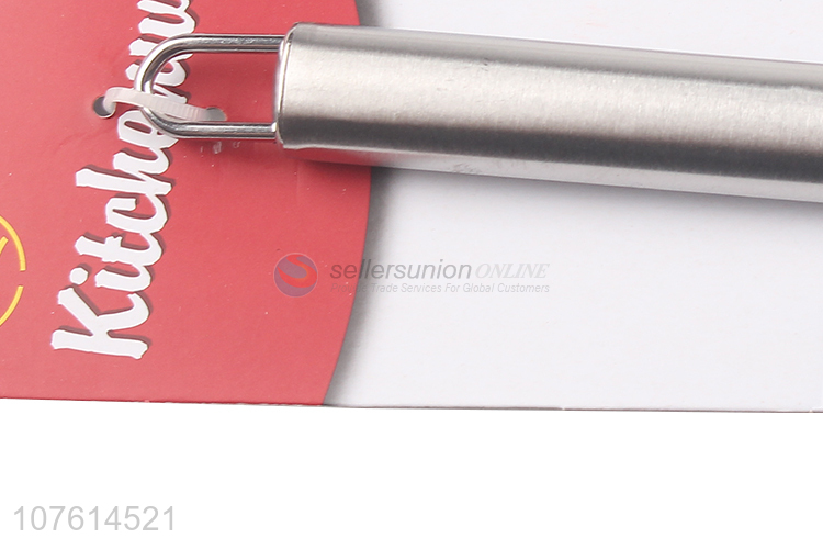 Fashion creative stainless steel handle silicone turner cooking utensils