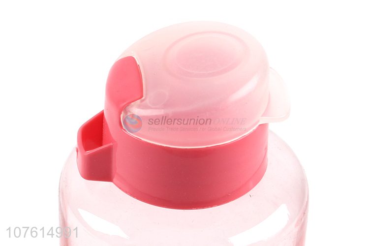 Hot selling clear colorful plastic water bottle portable drinking bottle