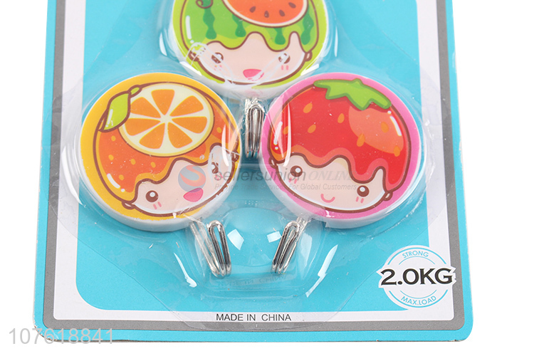 Eco friendly self adhesive hooks door wall sticker adhesive hooks