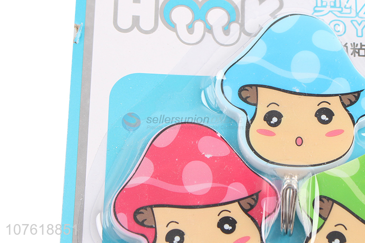 Wholesale cute plastic strong-wall-adhesive-hook wall hook