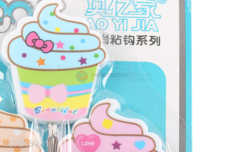 Cute kitchen wall hooks home decor plastic hook