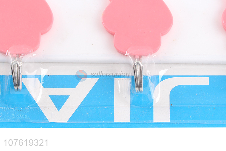Creative design multi-function portable colorful plastic hook for kitchen and bathroom