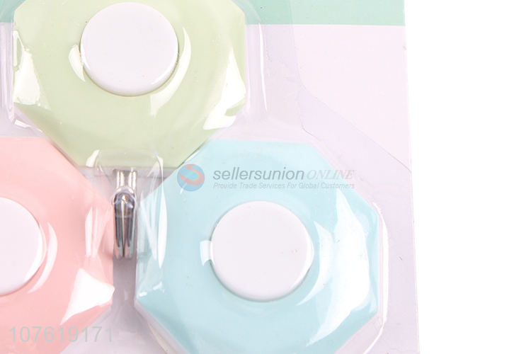 strong bathroom wall hook plastic adhesive reusable door hook