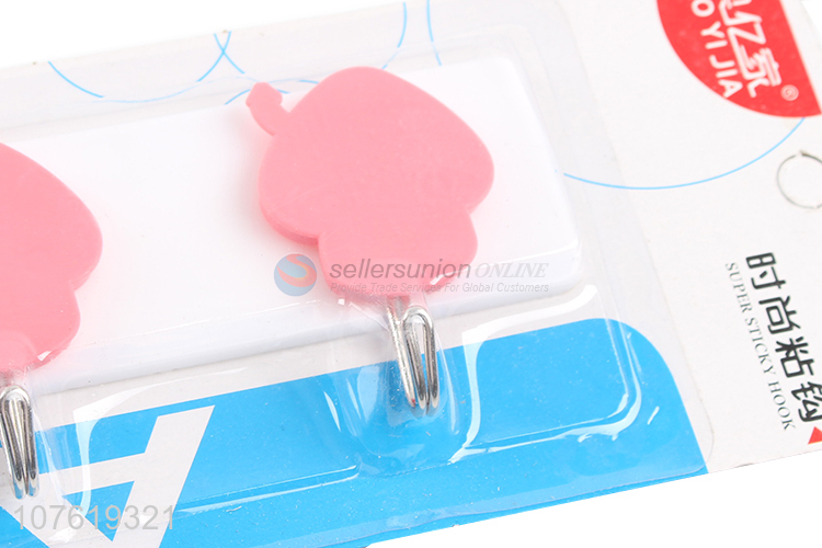Creative design multi-function portable colorful plastic hook for kitchen and bathroom