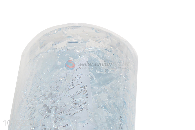 New design 330ml keep cooler mist water bottle bpa free straw water bottle