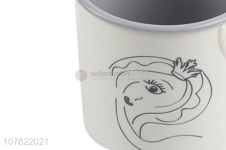 Wholesale fashion plastic tooth mug tooth tumbler bathroom accessories