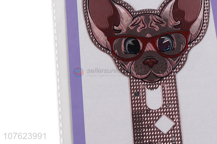 New arrival factory sales high quality school office stationery cartoon 3D bookmark laser ruler