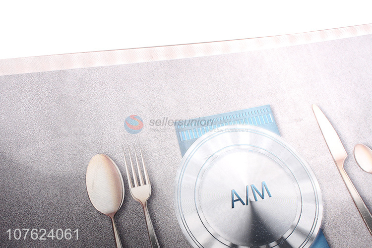 Factory price wholesale creative 3D laser eat mat for table decorative with high quality