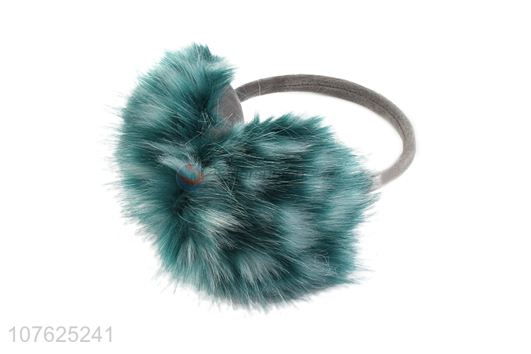 Unique design winter warm faux fur earmuffs fashion fuzzy ear muff