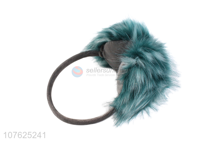 Unique design winter warm faux fur earmuffs fashion fuzzy ear muff