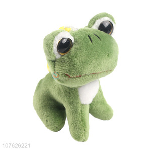 Top Quality Soft Frog Plush Toy With Plastic Hook