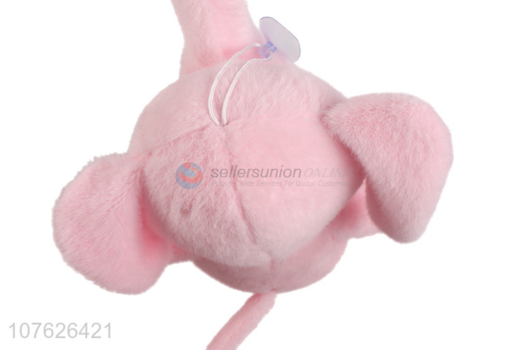 Newest Cartoon Elephant Plush Toy With Small Suction Cup