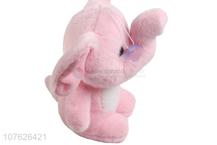 Newest Cartoon Elephant Plush Toy With Small Suction Cup