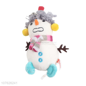 High Quality Colorful Snowman Plush Toy For Sale