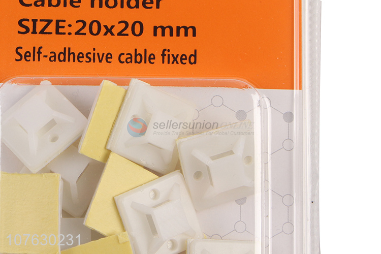 Hot sale adhesive cable tie mount plastic wire clamp