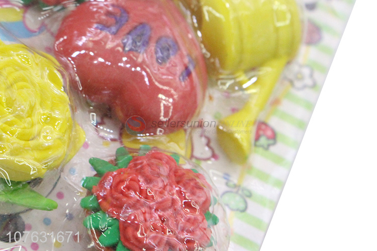 New Arrival Beautiful Bouquet Shape Eraser Wholesale