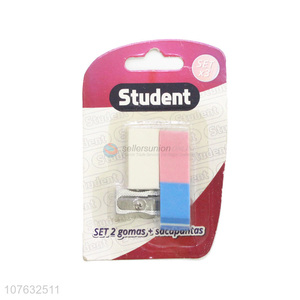 Best Quality Students Pencil Eraser With Pencil Sharpener