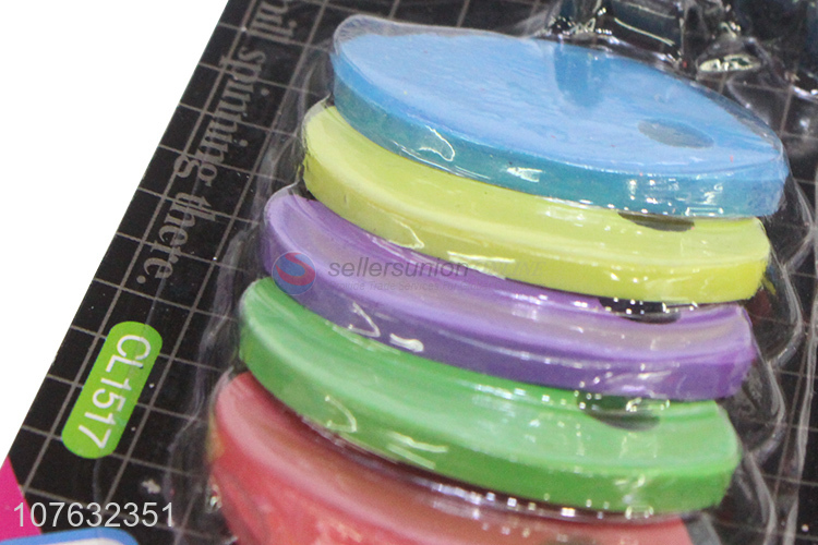 Creative Design Diy Colorful Windmill Eraser For Kids