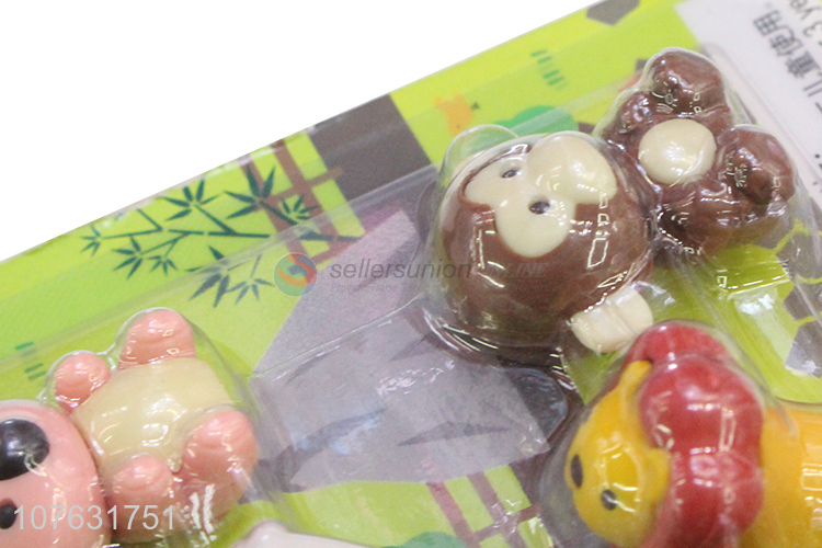 Good Sale Cartoon Animal Eraser Popular Pencil Eraser