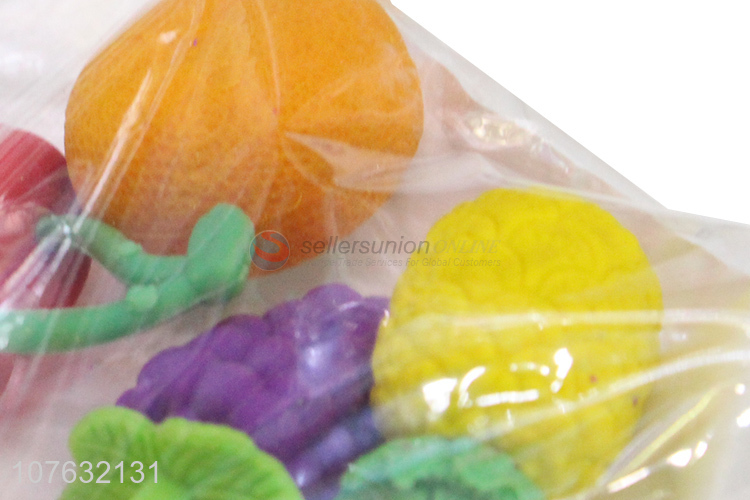 Best Quality Cute Fruit Shape Eraser Set For Office And School