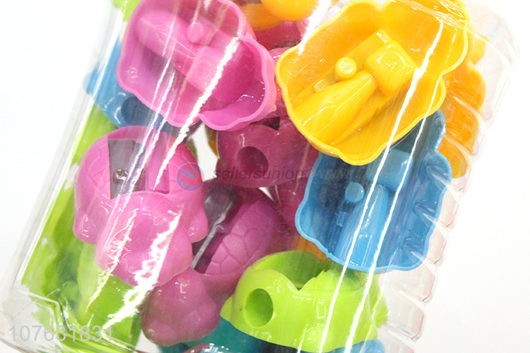 Factory Wholesale Animal Shape Plastic Pencil Sharpener Set