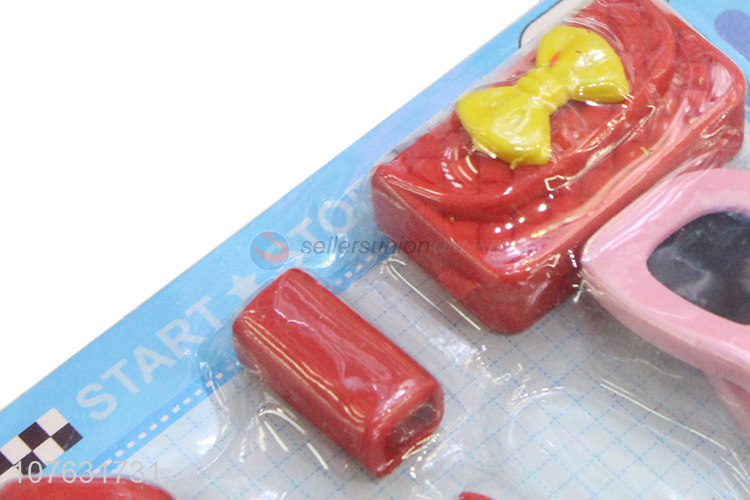 New Product Cartoon 3D Eraser Set For Gift
