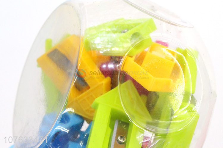 Cute Design Colorful Plastic Pencil Sharpener