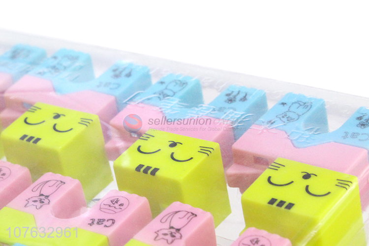 High Quality Cartoon Pattern Plastic Sacapuntas Cheap Pencil Sharpener