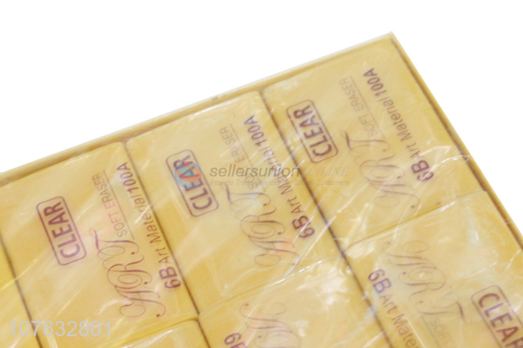Custom 6B Plastic Eraser Cheap Pencil Eraser Set