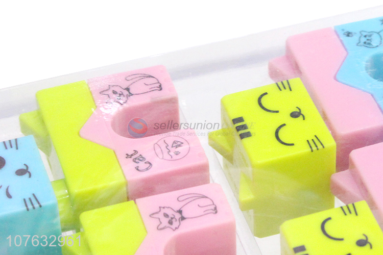 High Quality Cartoon Pattern Plastic Sacapuntas Cheap Pencil Sharpener