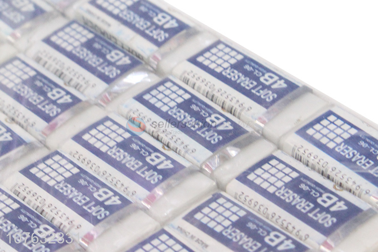 Good Price 48 Pieces Rectangle 4B Eraser Soft Erasers