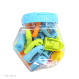 Factory Price Colorful Pencil Sharpener Plastic Apontador