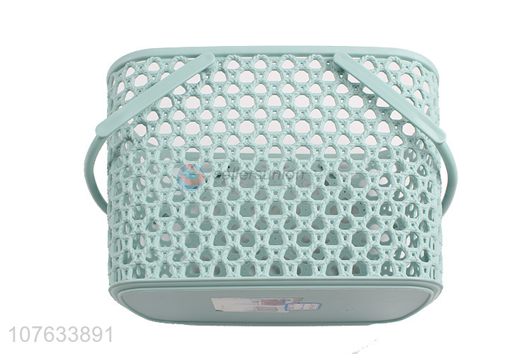 Hot selling hollow dirty clothes storage basket laundry basket with handle
