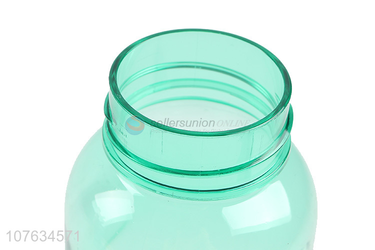 High quality macaron color plastic water bottle with handle