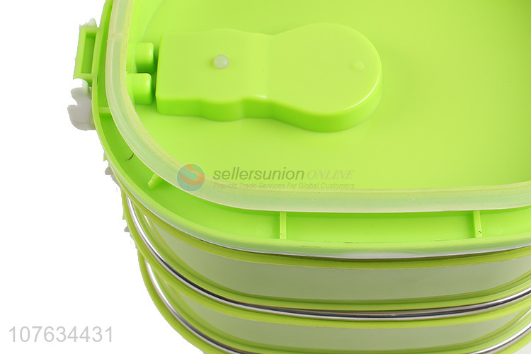 Best selling 3 tier plastic lunch box eco-friendly food container