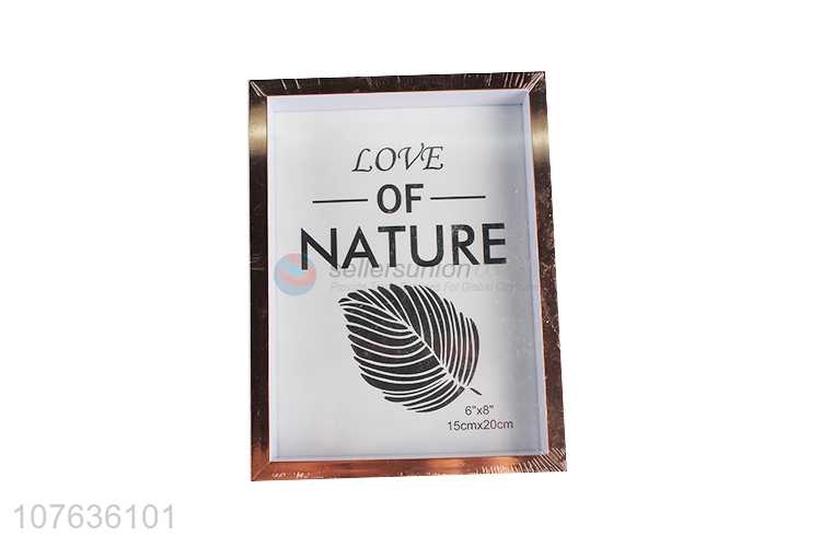 Hot sale household decoration fashion rectangle photo frame