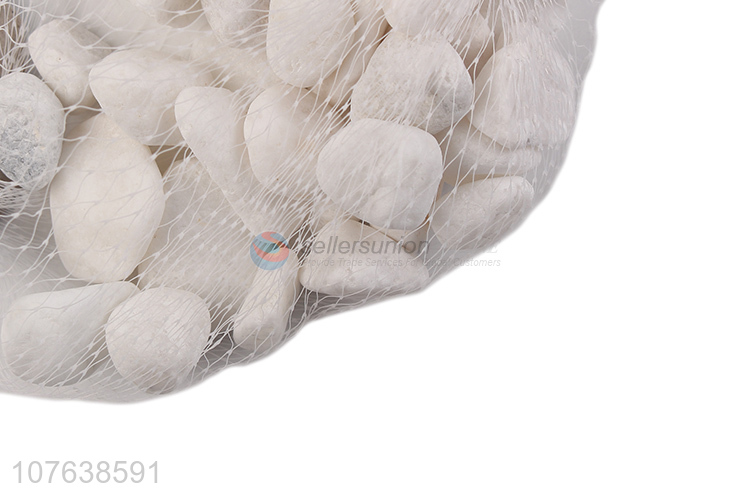 Wholesale white natural stones for fish tank decoration