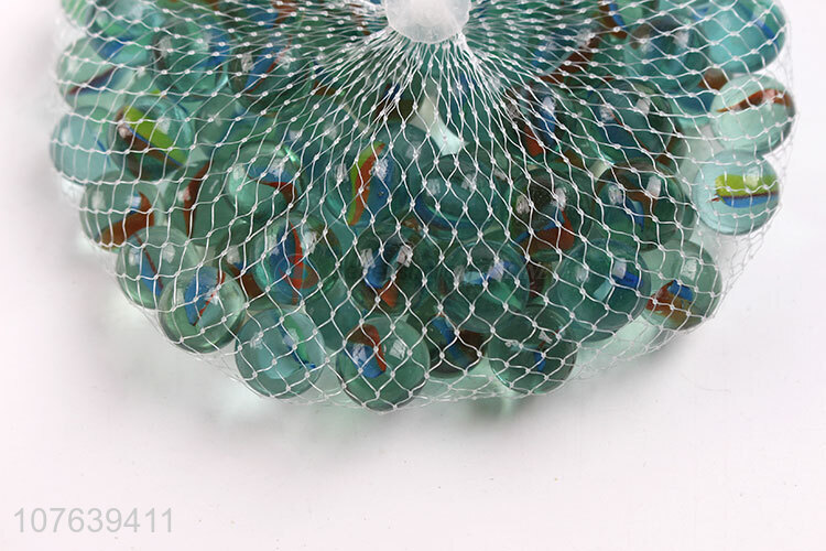 Low price wholesale three-flower glass ball children marbles