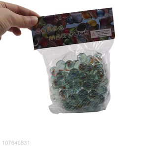 Low price variegated glass ball bag 400g