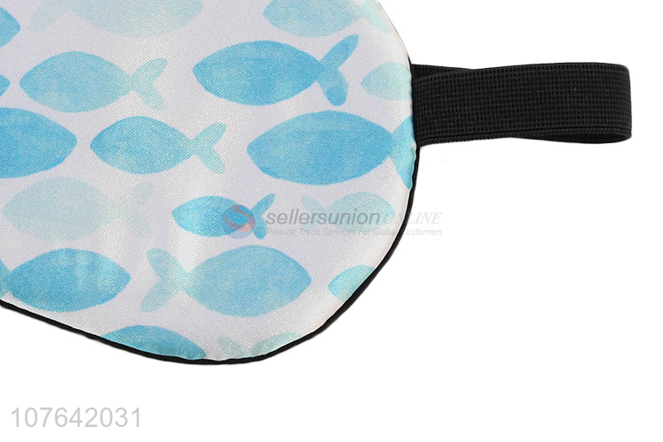Latest design cartoon fish blindfold adjustable band sleep eye mask