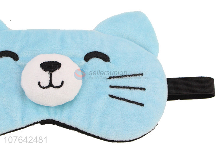 Wholesale cute cat eye mask cooling eyeshade for office home
