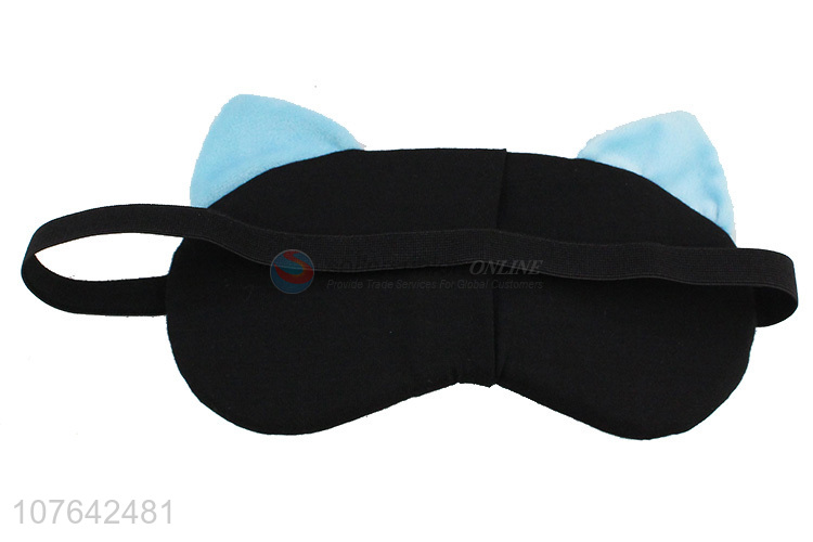 Wholesale cute cat eye mask cooling eyeshade for office home