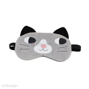 Top seller cartoon cat blindfold adjustable sleep eye mask for office