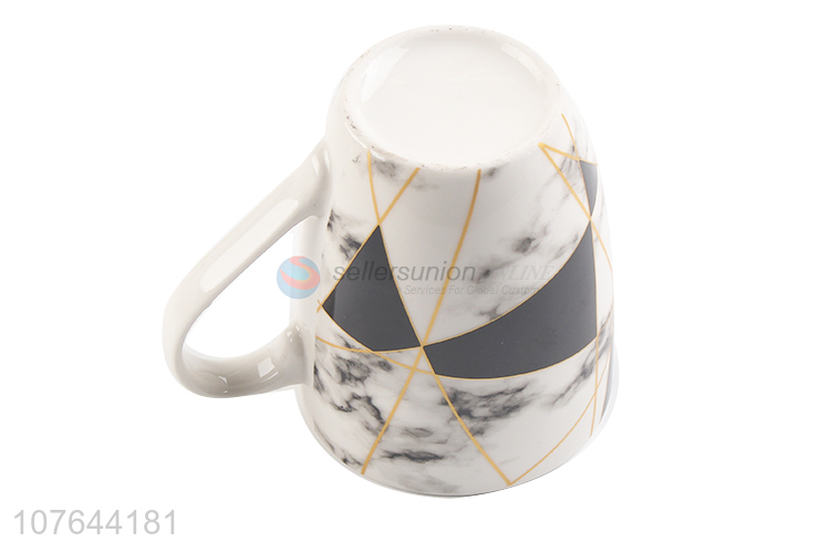 New products attractive household used color glaze ceramic water cup